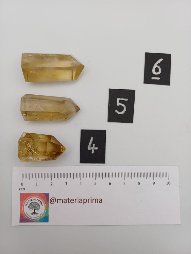 Citrine naturelle (pointe polie)