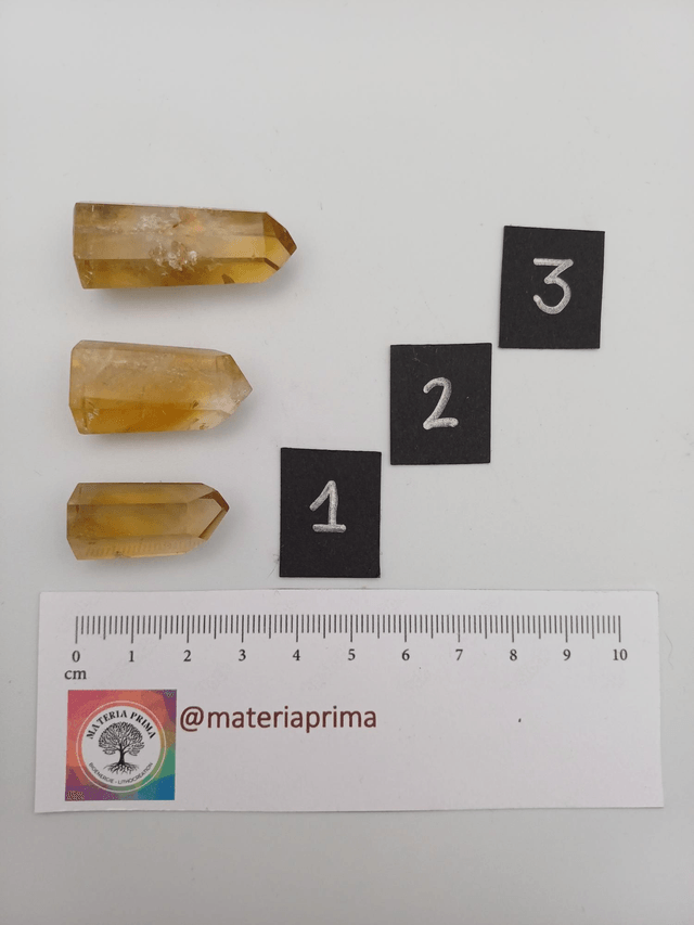 Citrine naturelle (pointe polie)