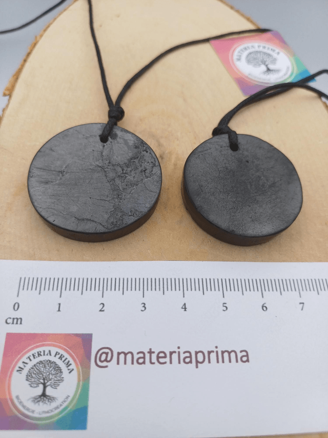 Pendentif shungite rond 12g
