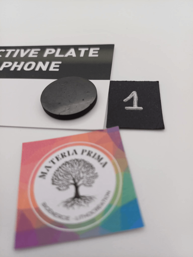 Shungite Plaque adhésive téléphone