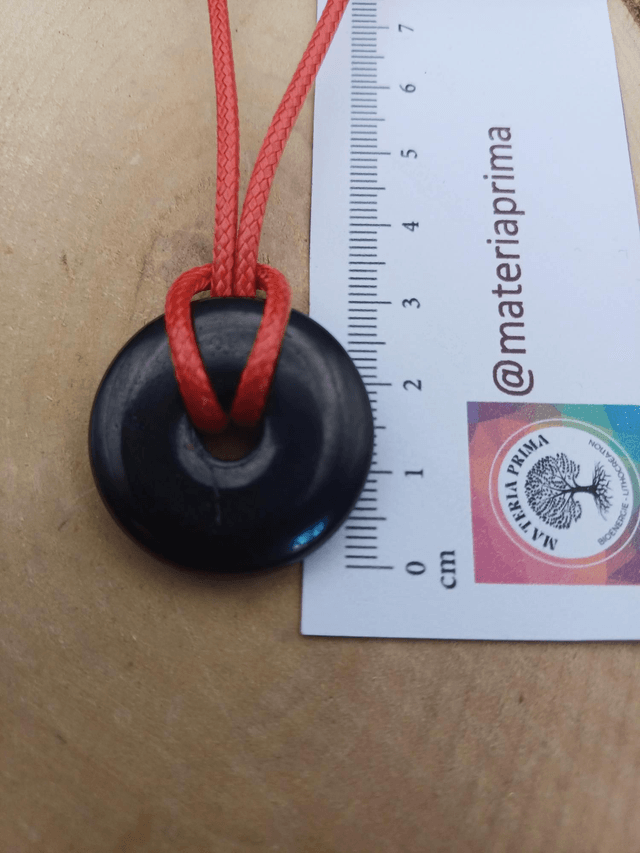 Collier shungite donut