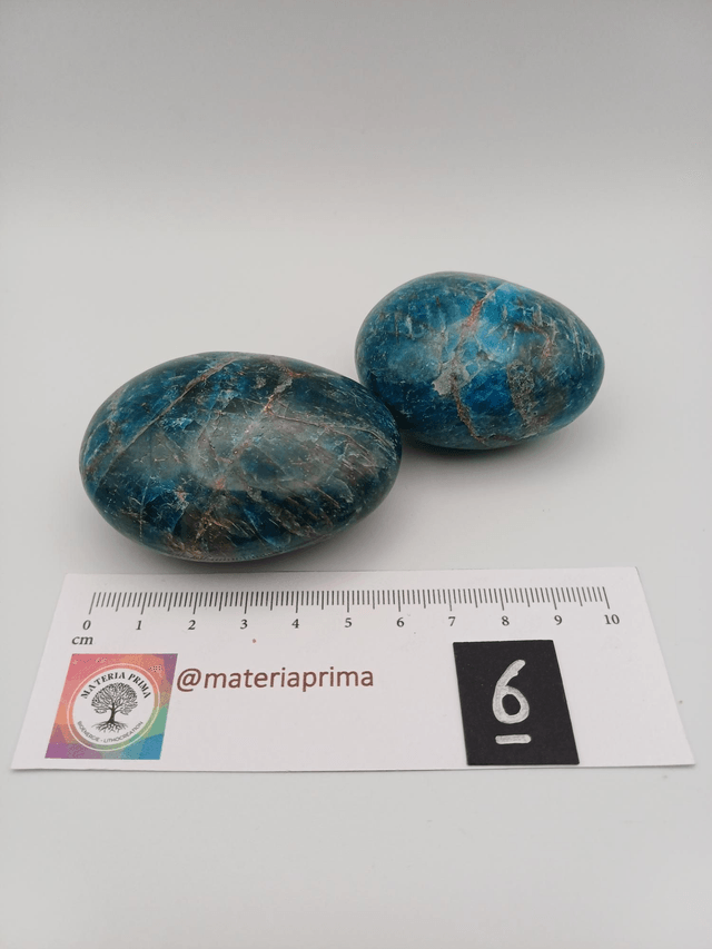 Apatite bleue (pierre roulée)