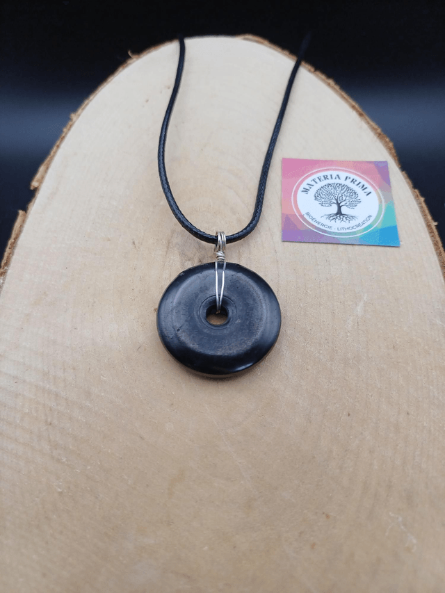 Collier shungite donut