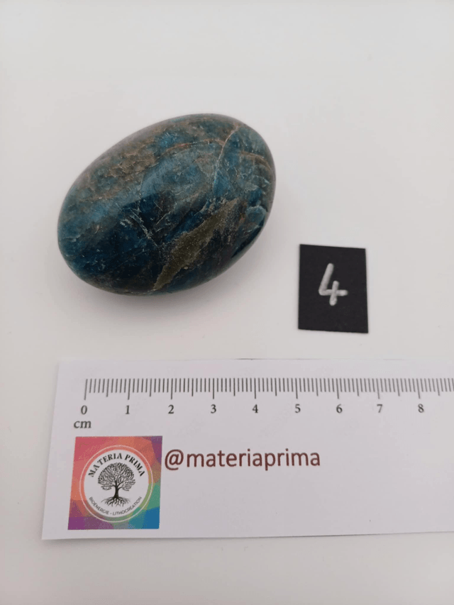 Apatite bleue (pierre roulée)