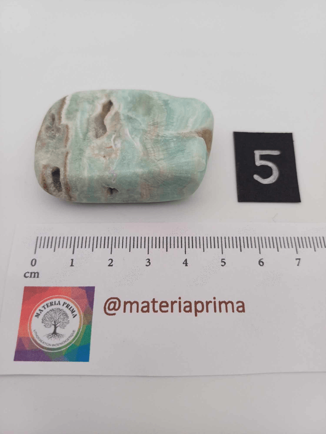 Aragonite bleue (pierre roulée)
