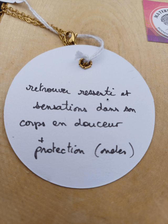 Collier shungite / cornaline 