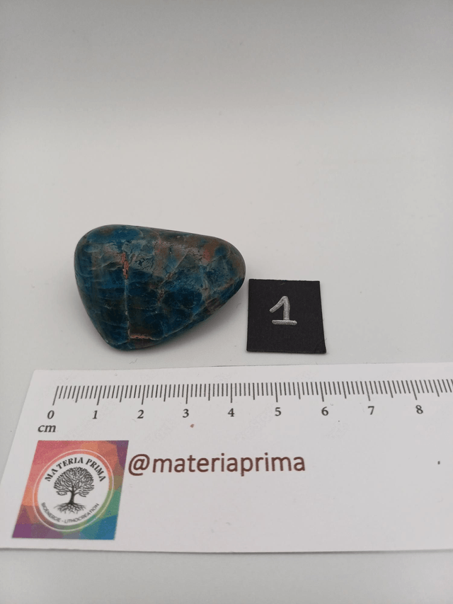 Apatite bleue (pierre roulée)