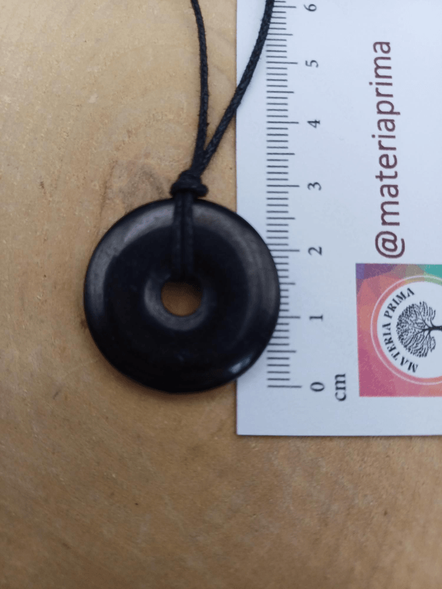 Pendentif shungite donut