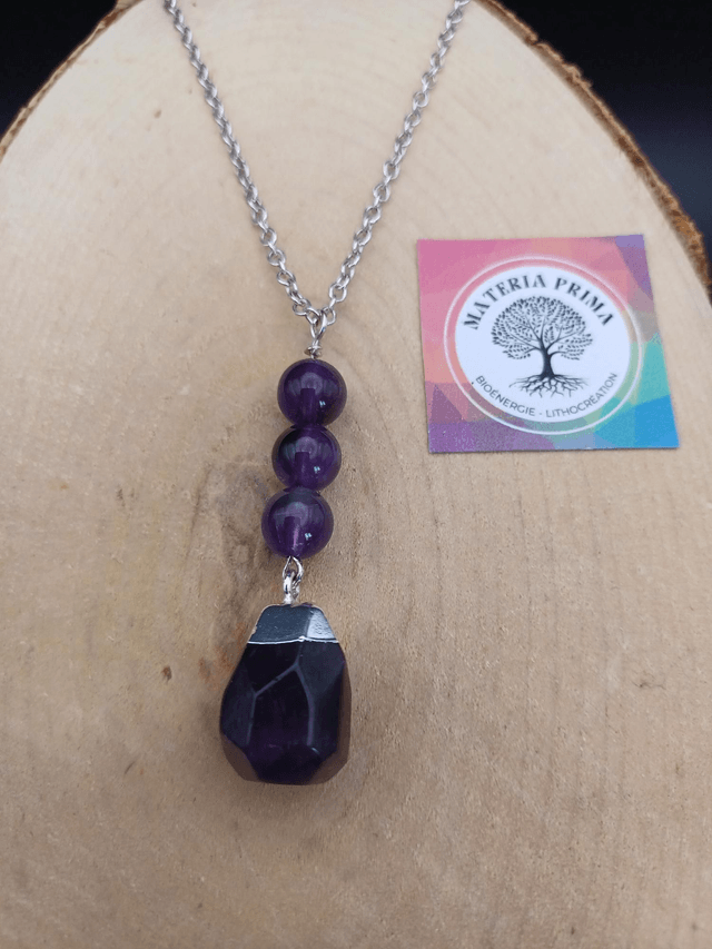 Collier améthyste 