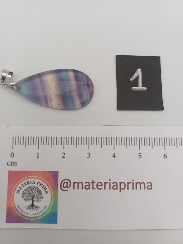 Pendentif fluorite 