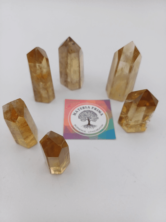Citrine naturelle (pointe polie)